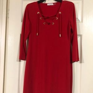 Calvin Klein sexy red dress